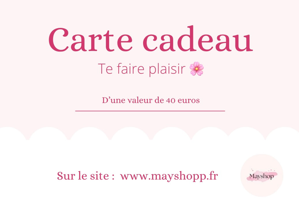 Carte-cadeau MAYSHOP