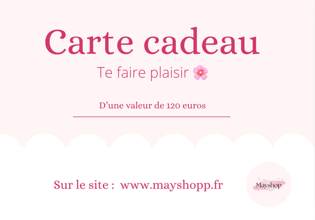 Carte-cadeau MAYSHOP