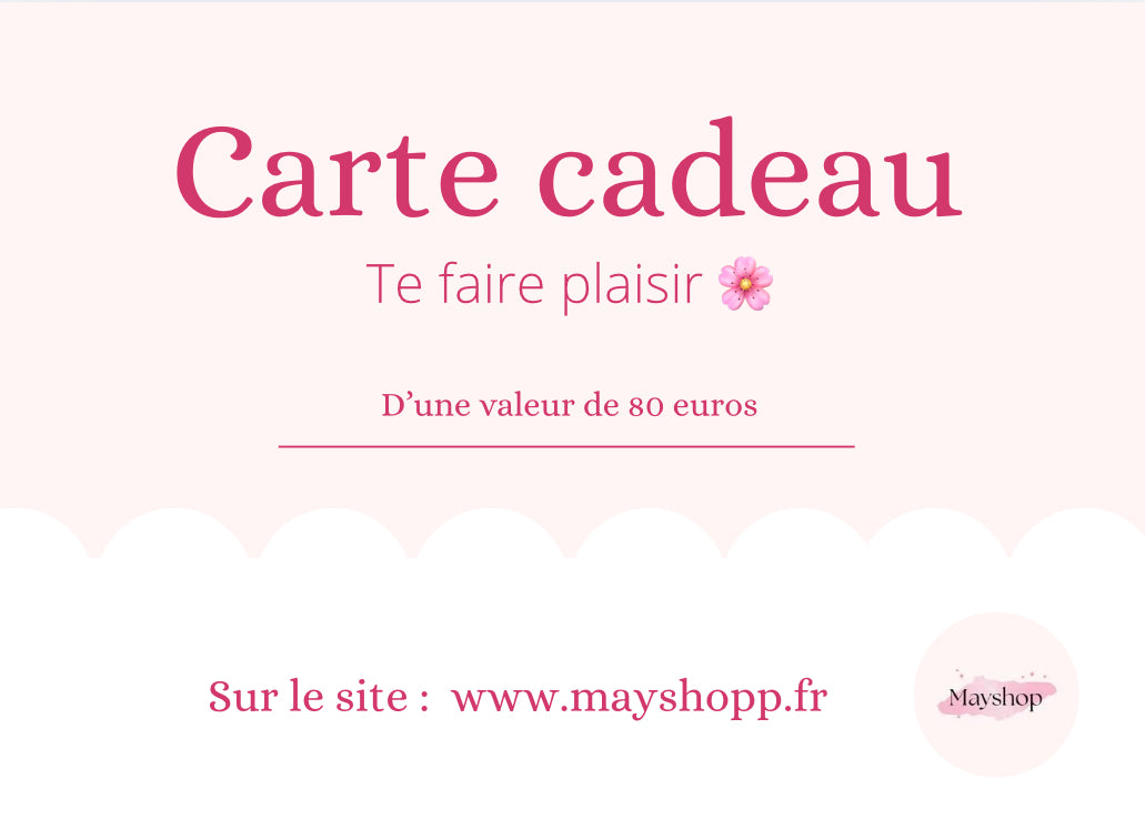 Carte-cadeau MAYSHOP