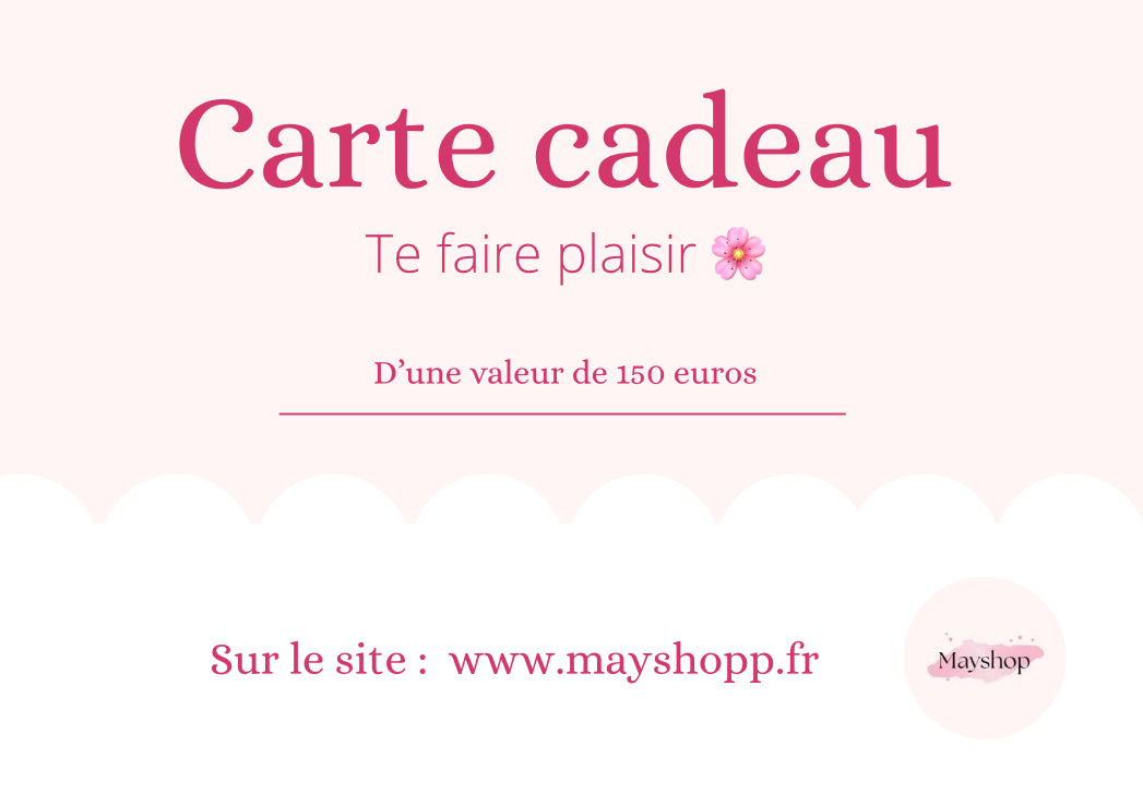 Carte-cadeau MAYSHOP