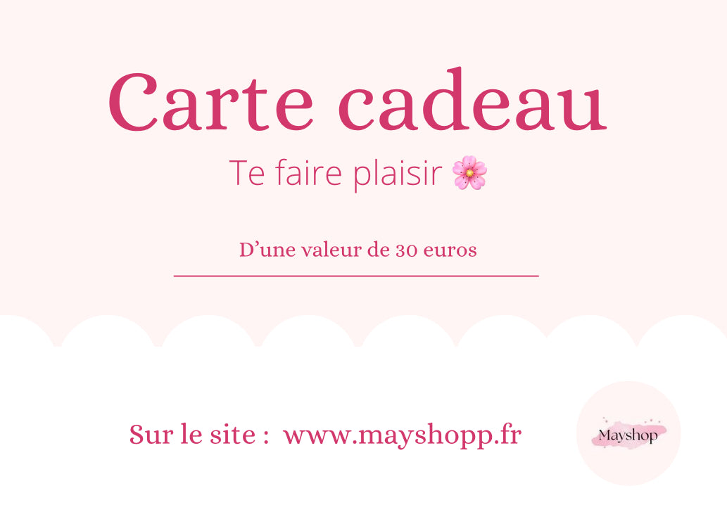 Carte-cadeau MAYSHOP
