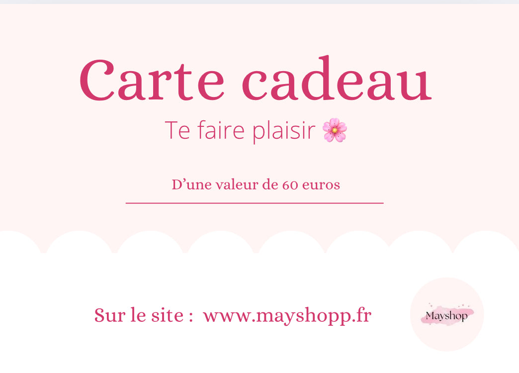 Carte-cadeau MAYSHOP