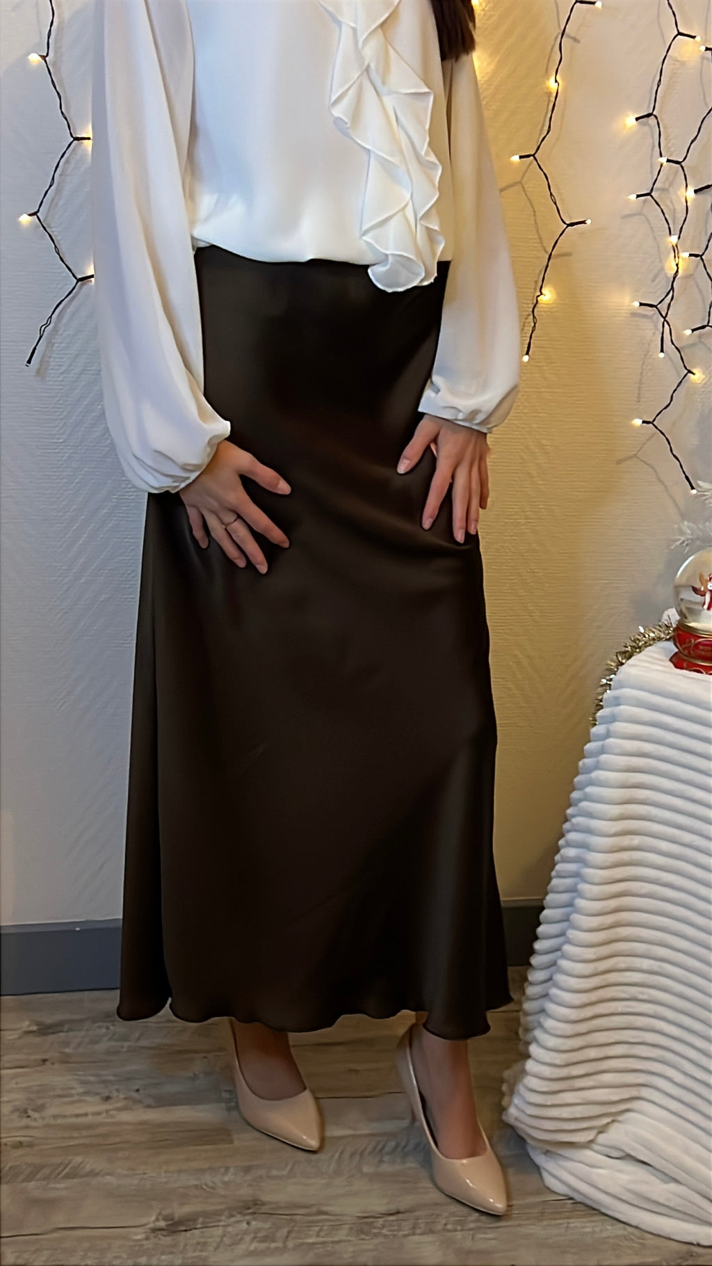 Jupe en satin (Mira)